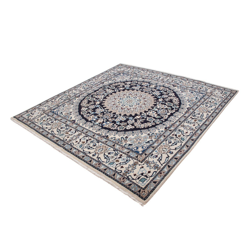 Perser Rug - Nain square  - 202 x 194 cm - dark blue