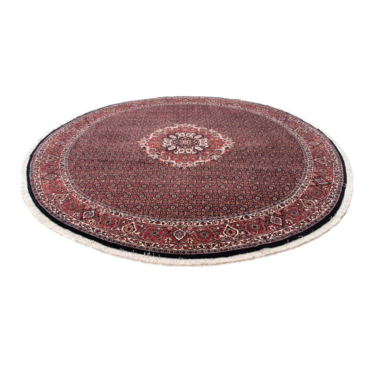 Perser Rug - Bidjar round  - 250 x 250 cm - dark red