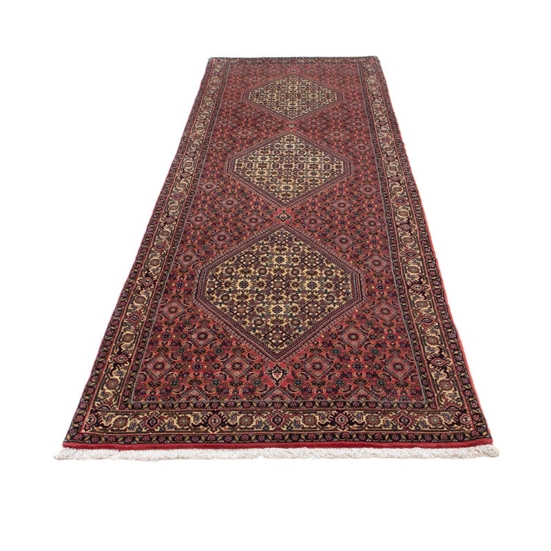 Runner Perser Rug - Bidjar - 298 x 88 cm - dark red
