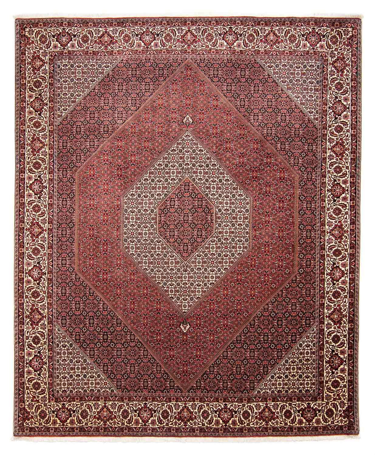 Perser Rug - Bidjar - 309 x 256 cm - dark red