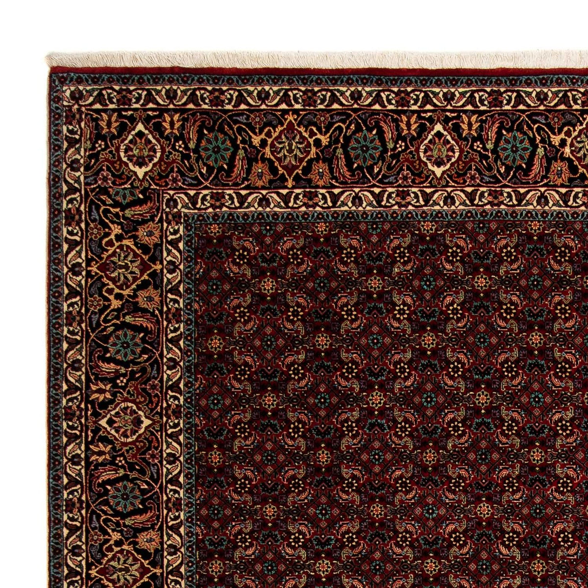 Perser Rug - Bidjar - 252 x 206 cm - dark red