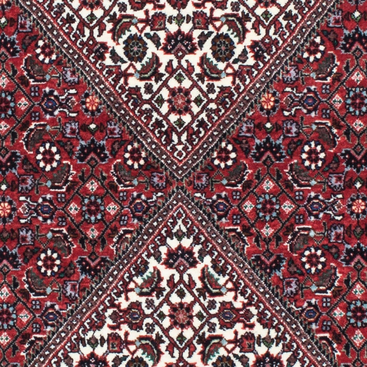 Runner Perser Rug - Bidjar - 199 x 73 cm - dark red