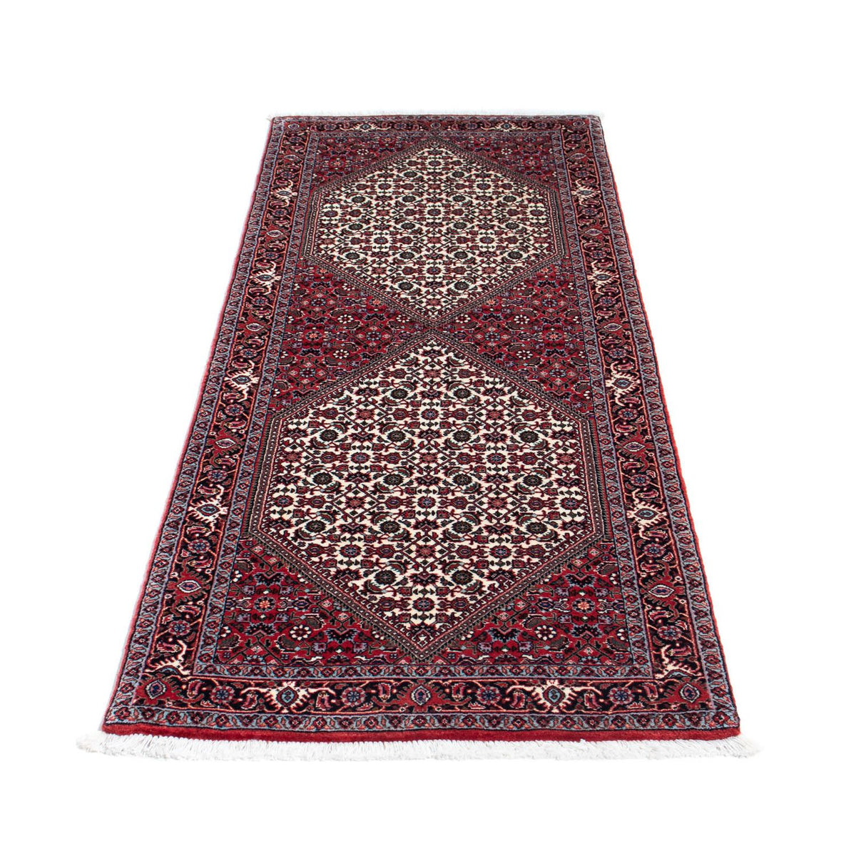 Runner Perser Rug - Bidjar - 199 x 73 cm - dark red