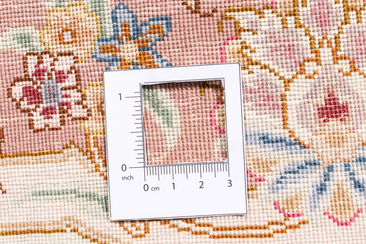 Perser Rug - Tabriz - Royal round  - 105 x 105 cm - beige