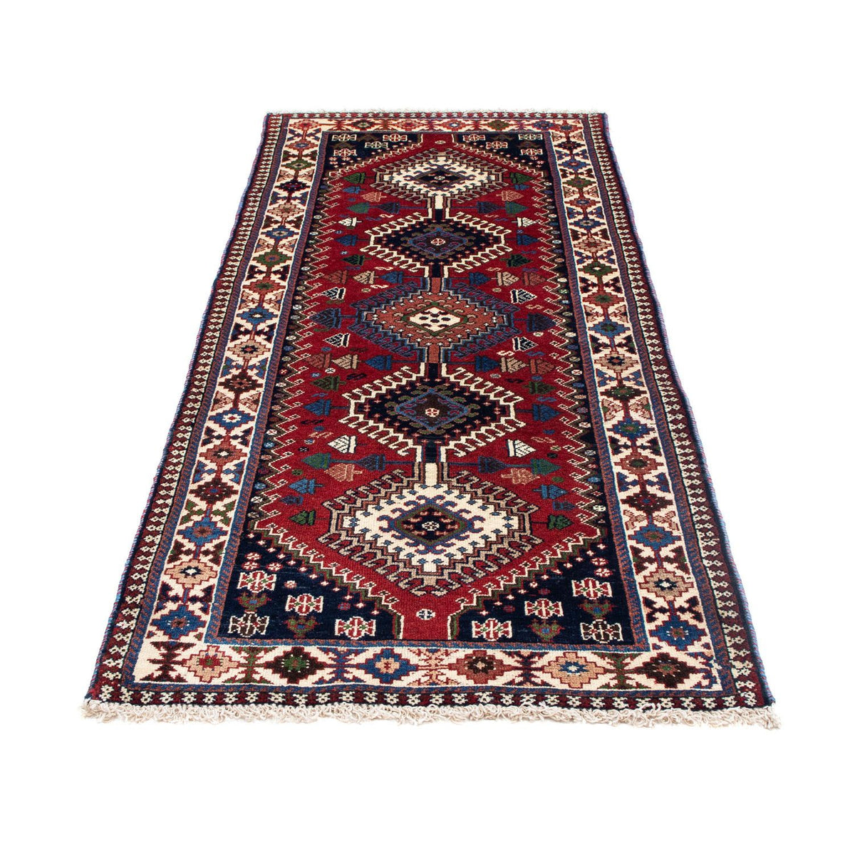 Runner Perser Rug - Nomadic - 194 x 80 cm - dark red