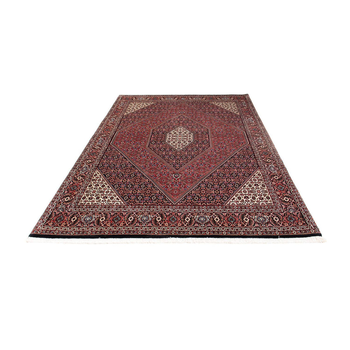 Perser Rug - Bidjar - 246 x 167 cm - dark red