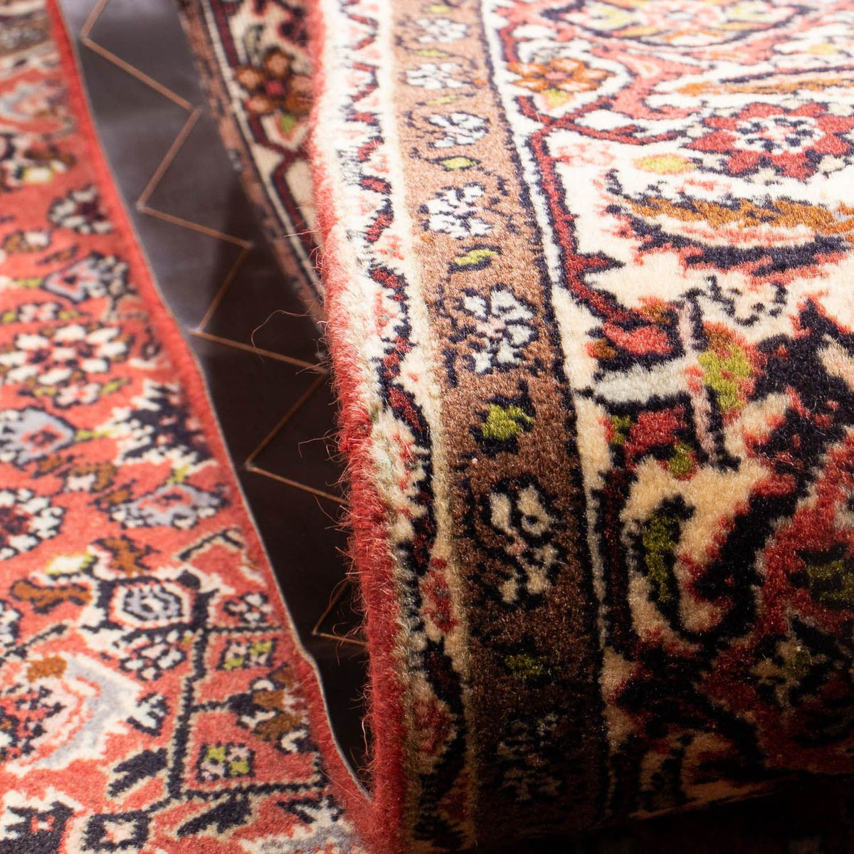 Perser Rug - Bidjar - 244 x 172 cm - dark red