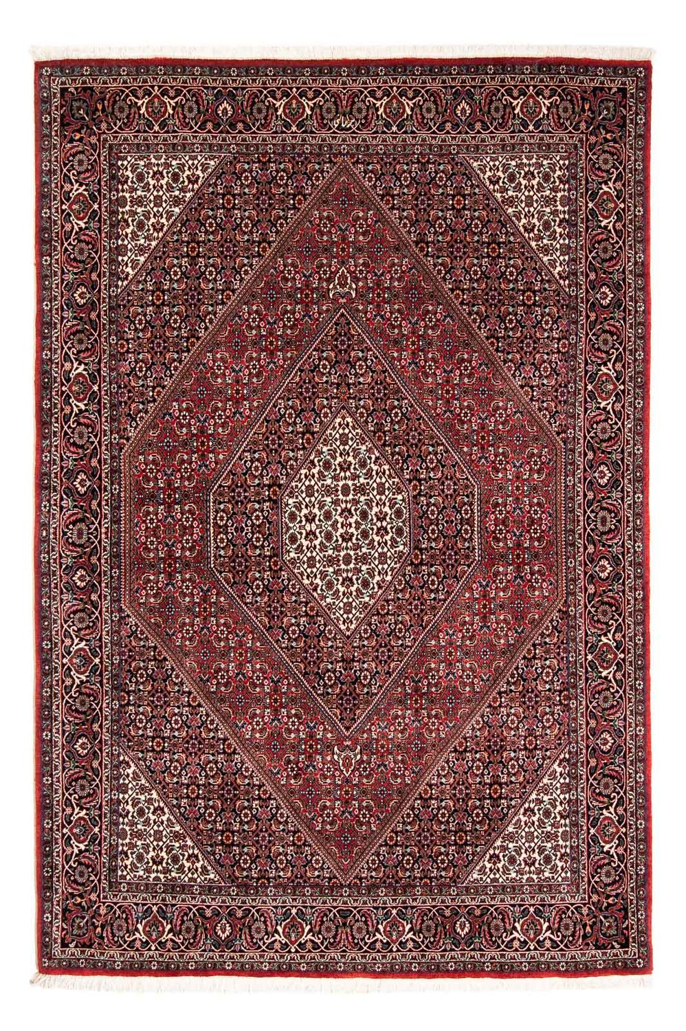 Perser Rug - Bidjar - 252 x 172 cm - dark red