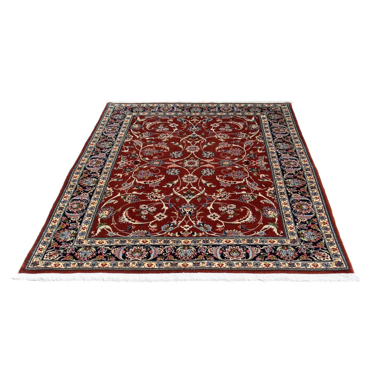 Perser Rug - Ghom - 181 x 136 cm - dark red