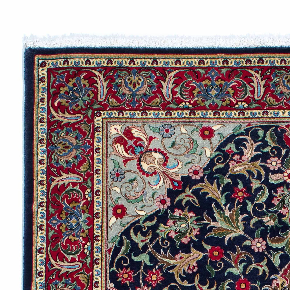 Perser Rug - Ghom - 204 x 135 cm - dark blue