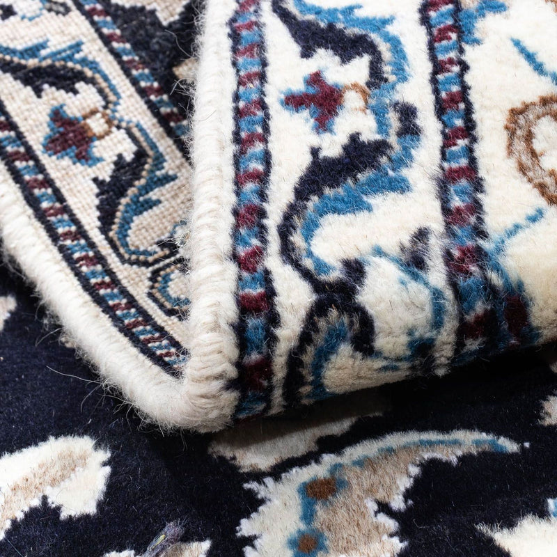 Perser Rug - Nain - 134 x 69 cm - dark blue