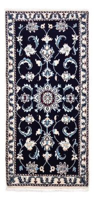 Perser Rug - Nain - 135 x 66 cm - dark blue