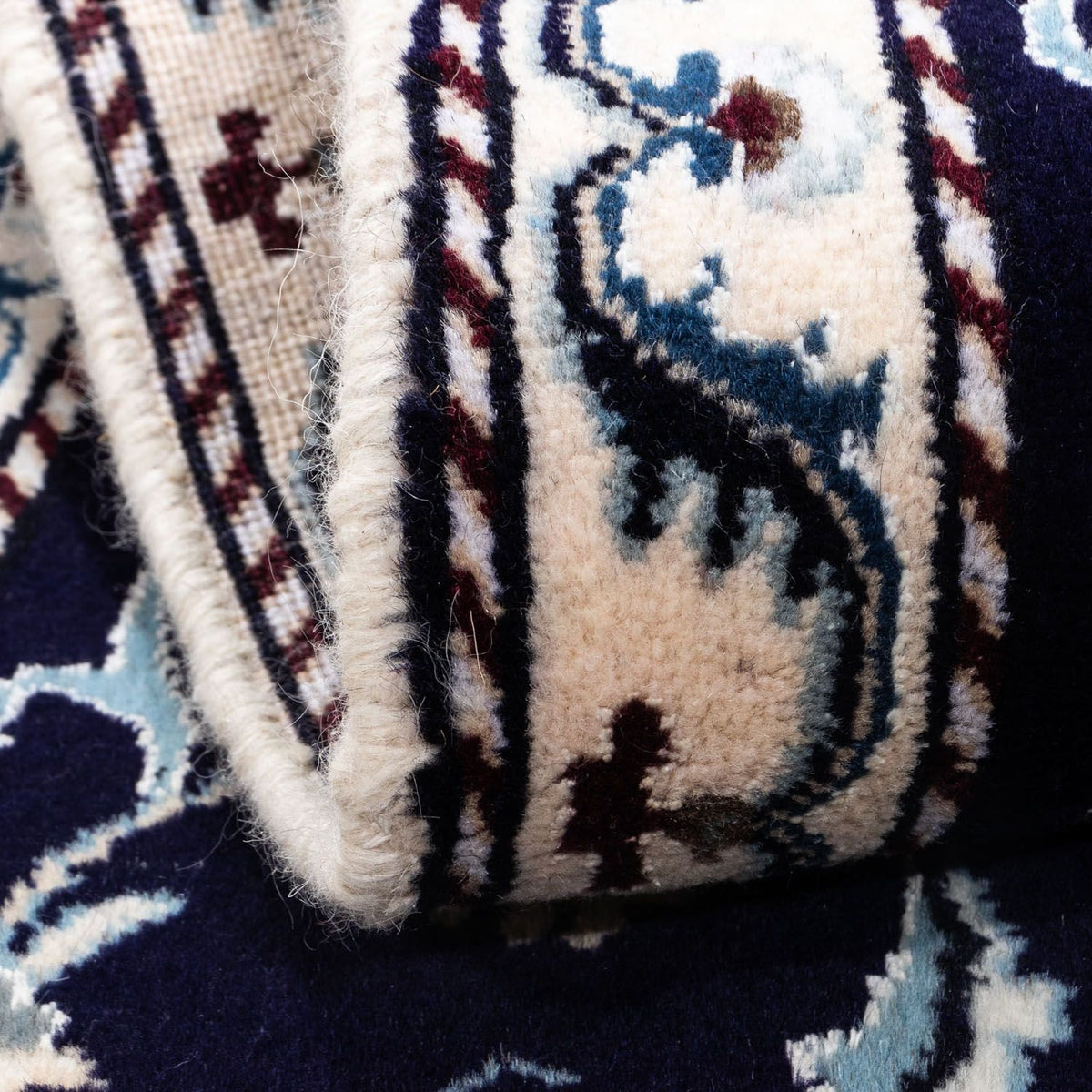 Perser Rug - Nain - 135 x 66 cm - dark blue