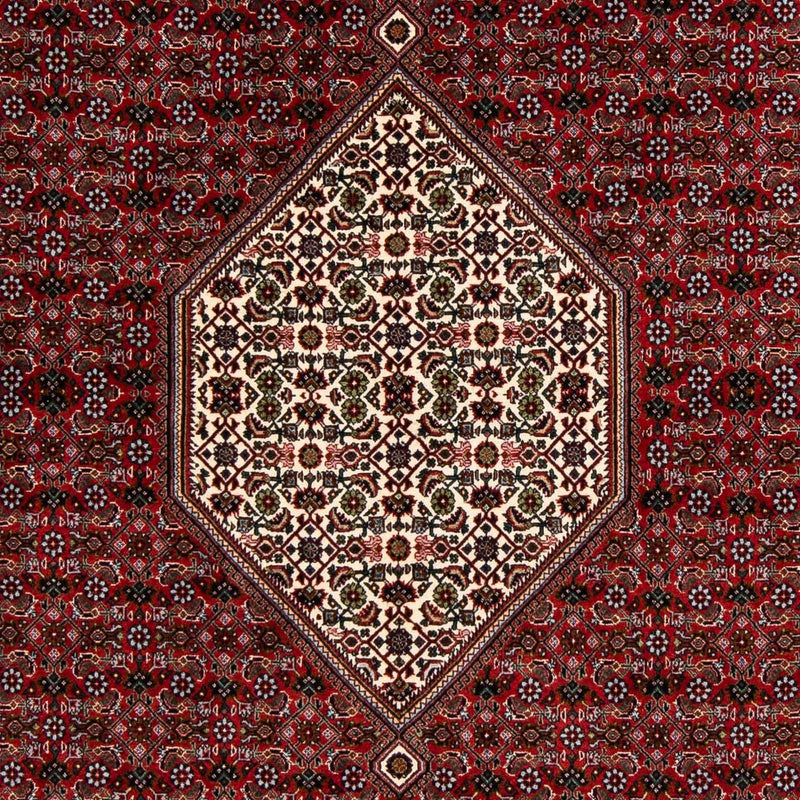 Perser Rug - Bidjar square  - 203 x 196 cm - dark red