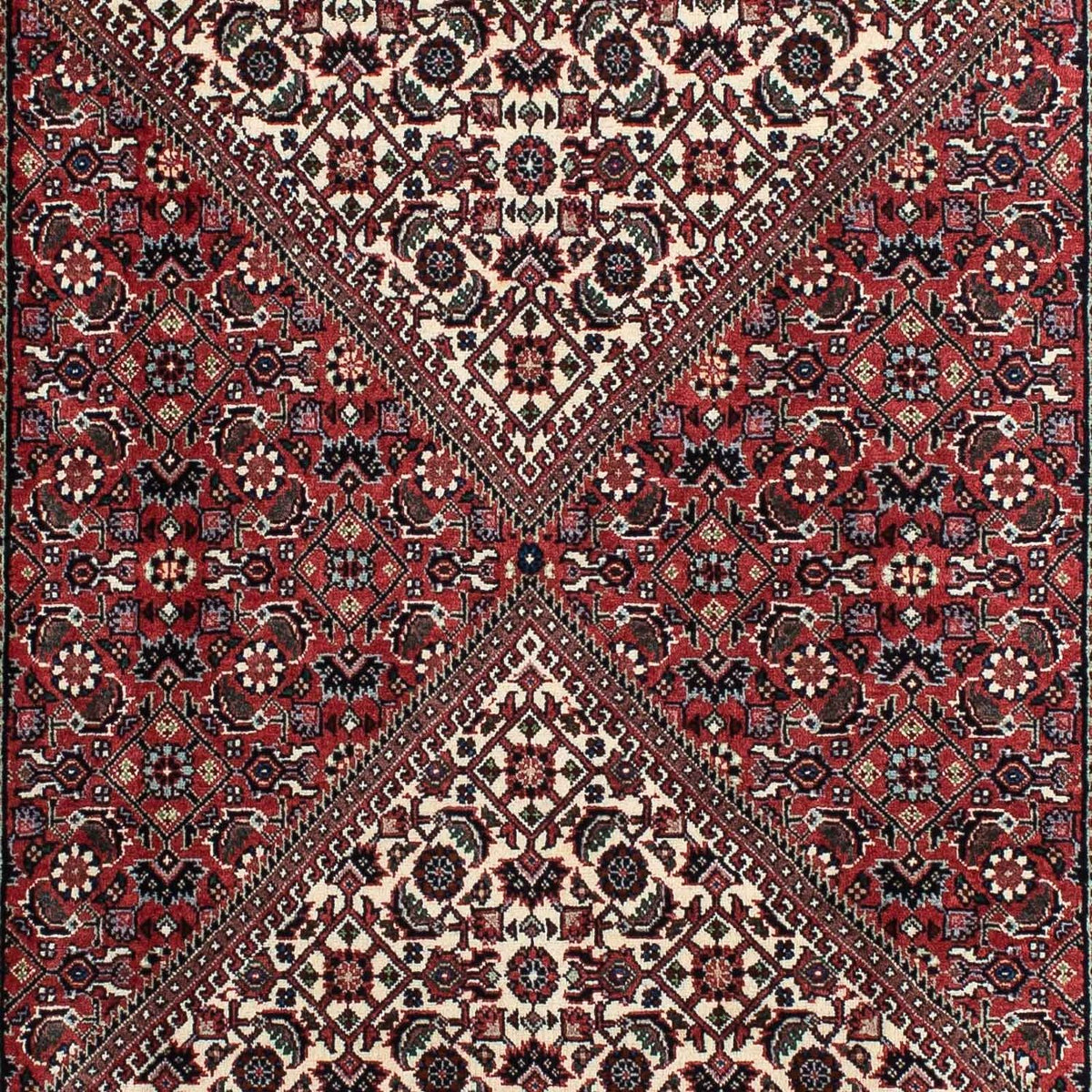 Runner Perser Rug - Bidjar - 210 x 87 cm - red