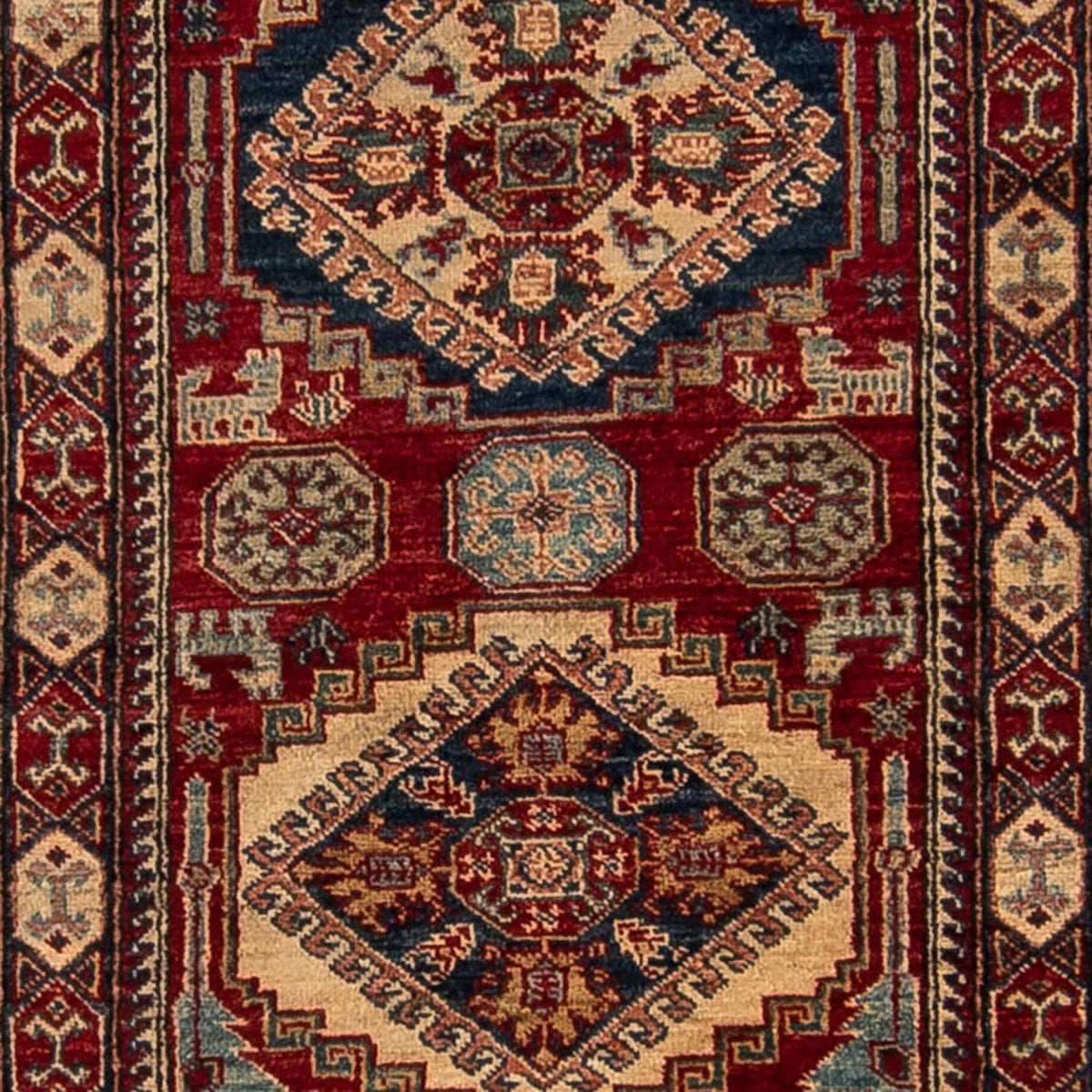 Runner Ziegler Rug - Kazak - 302 x 77 cm - dark red