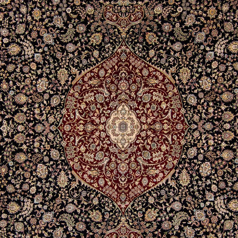 Oriental Rug - Hereke - 370 x 276 cm - dark red