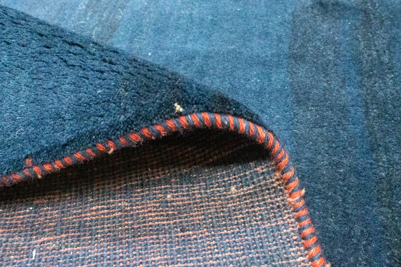 Gabbeh Rug - Perser square  - 295 x 278 cm - dark blue