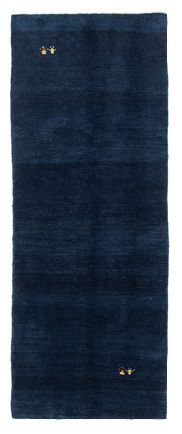 Runner Gabbeh Rug - Perser - 293 x 111 cm - dark blue