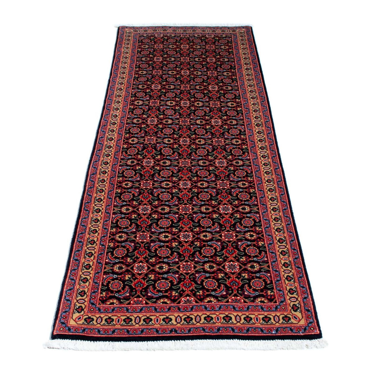 Runner Perser Rug - Tabriz - 203 x 63 cm - rust