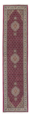 Runner Perser Rug - Tabriz - 344 x 80 cm - dark red