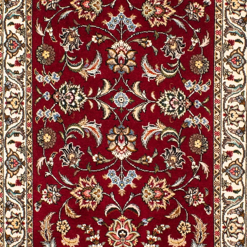 Runner Perser Rug - Tabriz - Royal - 312 x 77 cm - dark red
