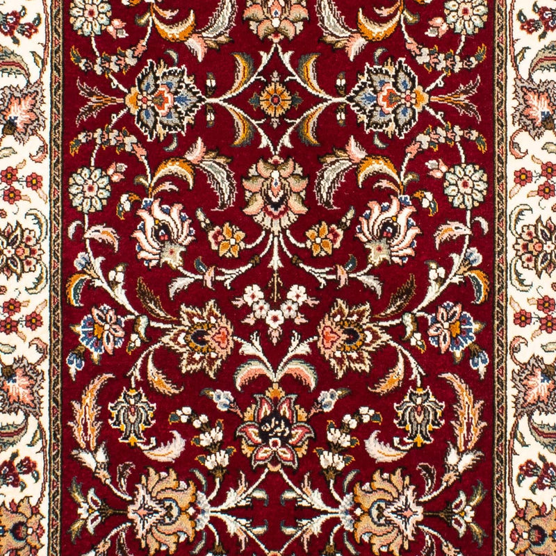Runner Perser Rug - Tabriz - Royal - 322 x 85 cm - dark red