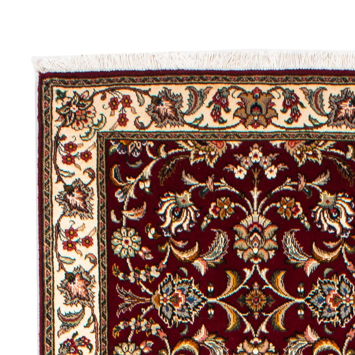 Runner Perser Rug - Tabriz - Royal - 322 x 85 cm - dark red