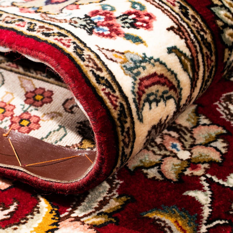 Runner Perser Rug - Tabriz - Royal - 322 x 85 cm - dark red