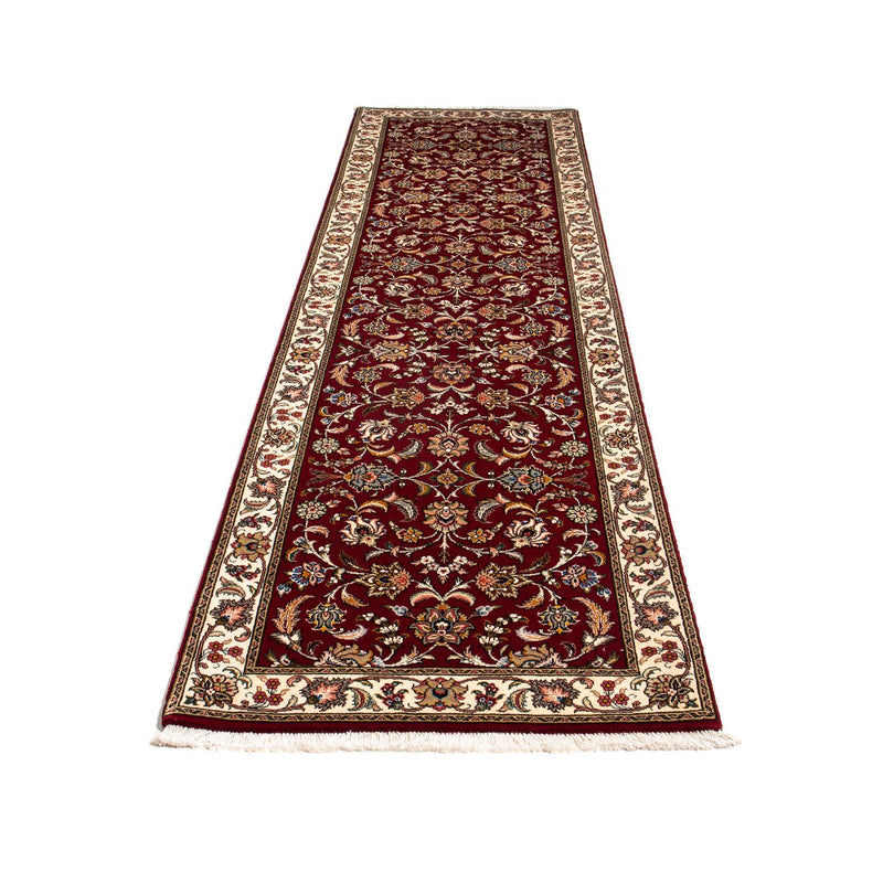 Runner Perser Rug - Tabriz - Royal - 322 x 85 cm - dark red