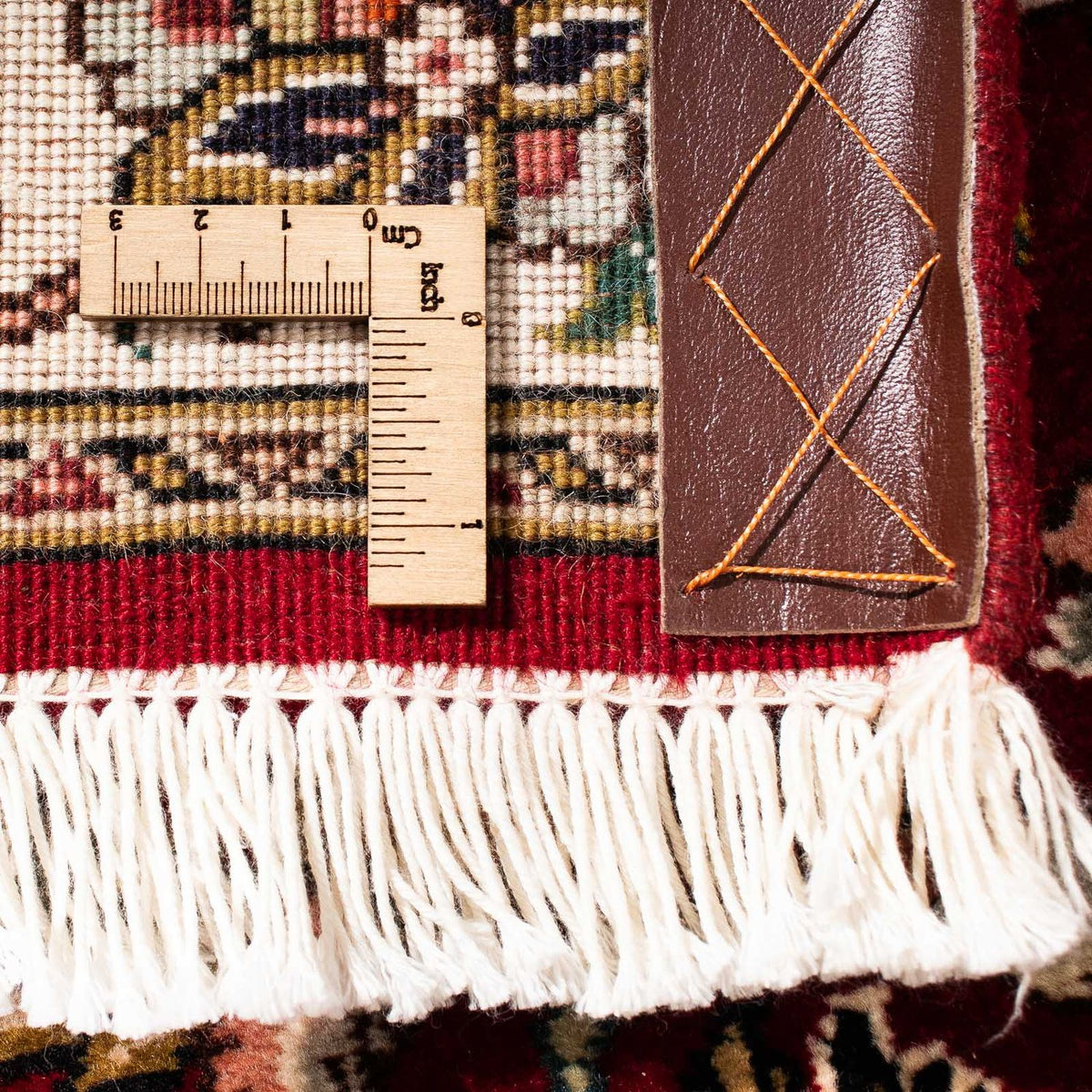 Runner Perser Rug - Tabriz - Royal - 322 x 85 cm - dark red