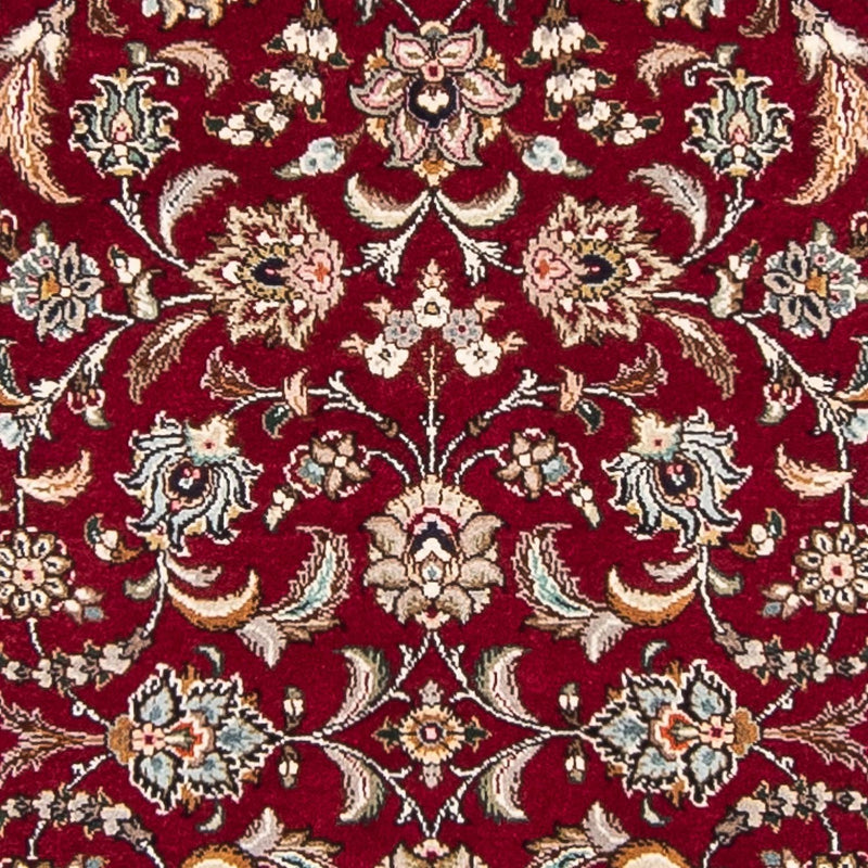 Runner Perser Rug - Tabriz - Royal - 390 x 87 cm - dark red
