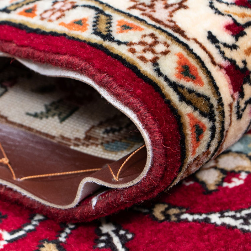 Runner Perser Rug - Tabriz - Royal - 390 x 87 cm - dark red