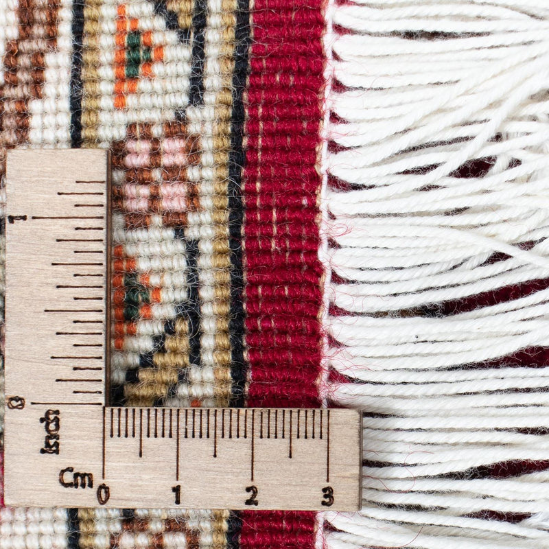 Runner Perser Rug - Tabriz - Royal - 390 x 87 cm - dark red