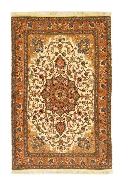Tabriz - 50 Raj Rug 102x158cm - Persian Rugs