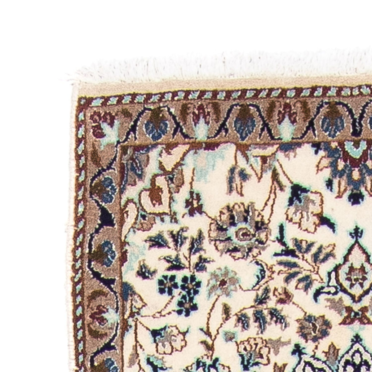 Runner Perser Rug - Nain - 376 x 75 cm - beige