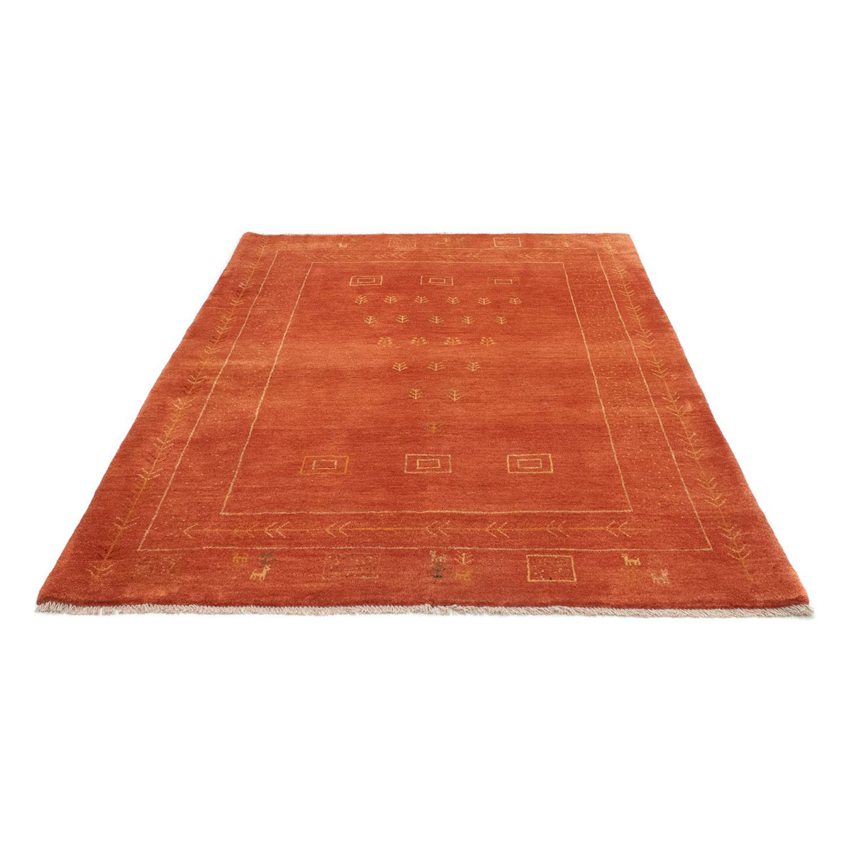 Gabbeh Rug - Perser - 202 x 151 cm - rust