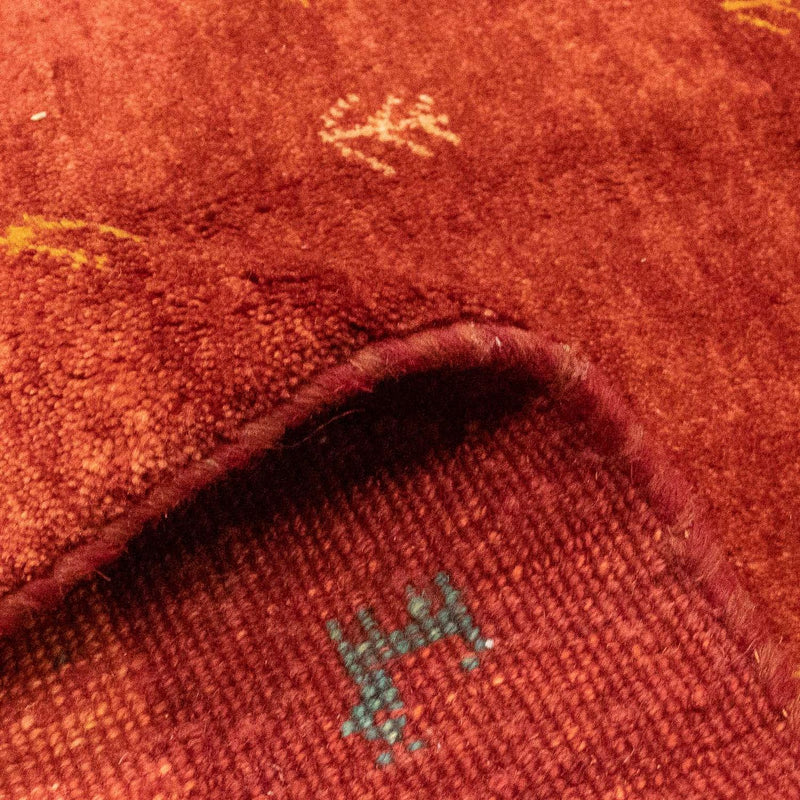 Gabbeh Rug - Perser - 229 x 173 cm - dark red