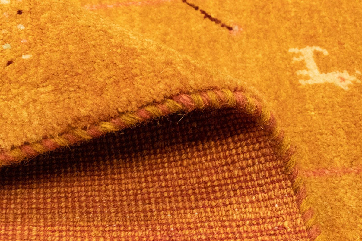 Gabbeh Rug - Perser - 130 x 81 cm - gold