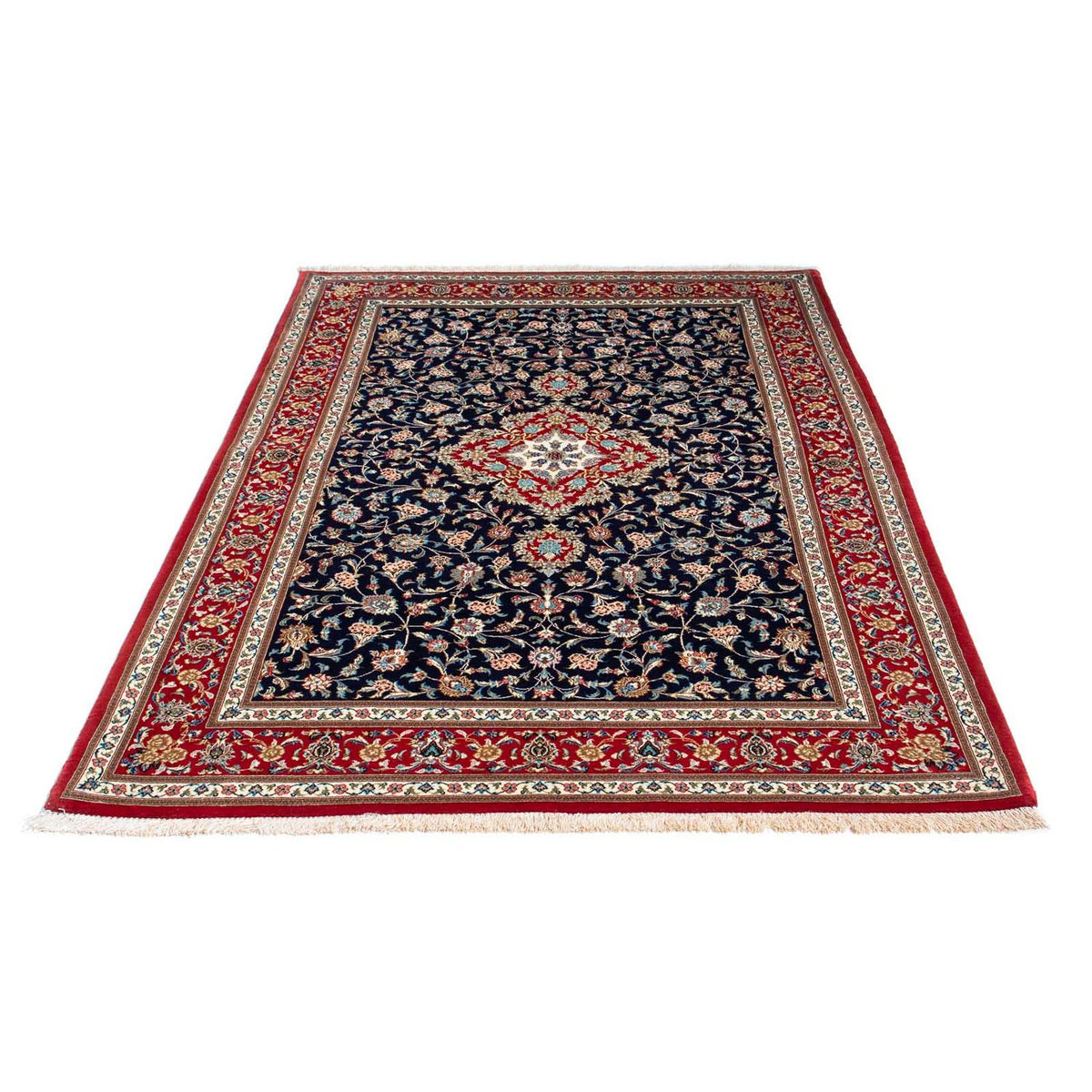 Perser Rug - Ghom - 200 x 130 cm - dark blue