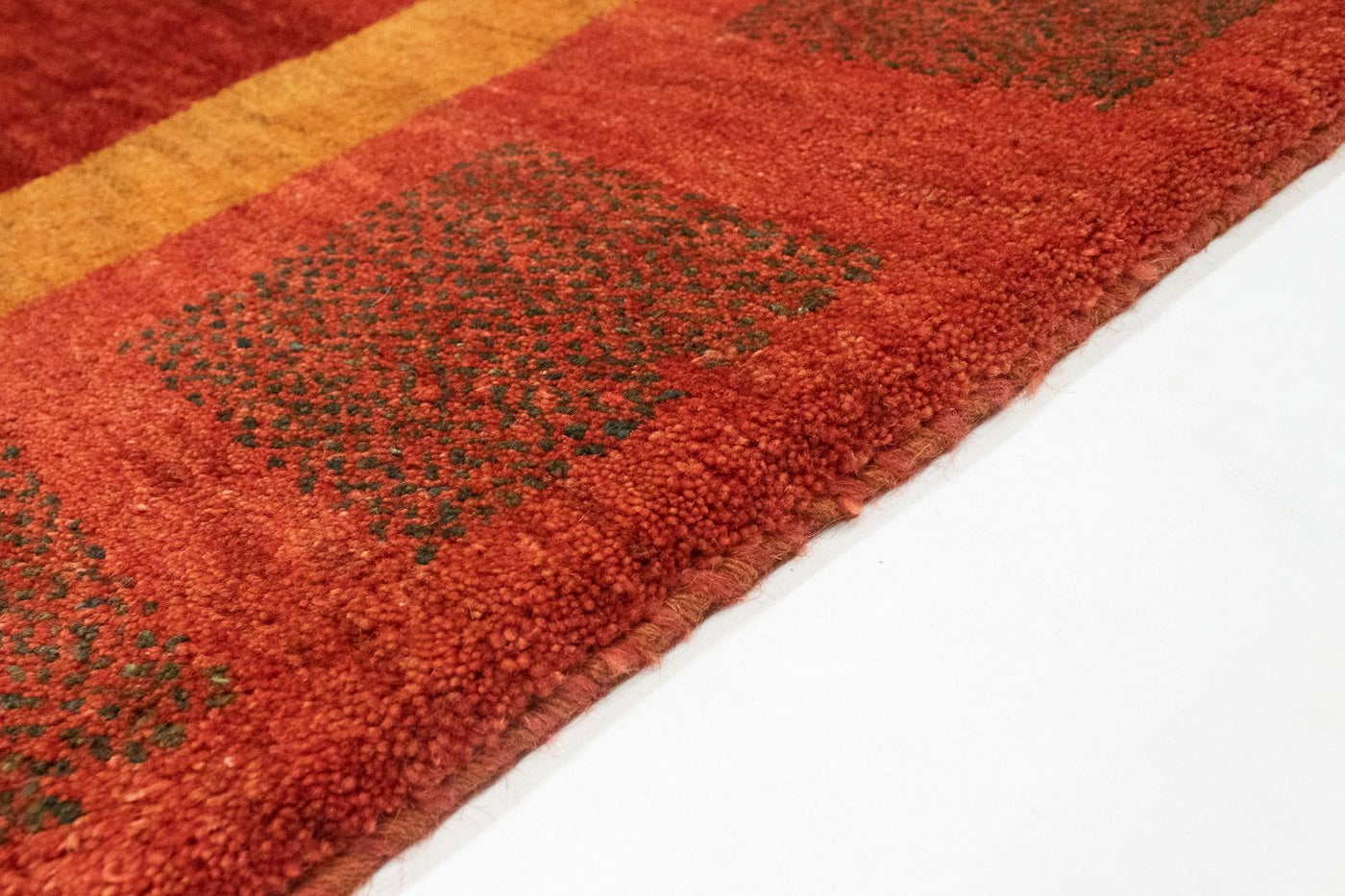 Persian Gabbeh Rug 198x147cm - Perserteppich Wollteppich