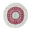 Perser Rug - Nain round  - 295 x 295 cm - dark red