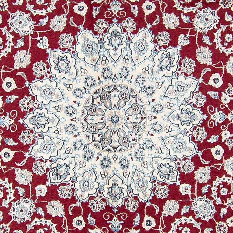 Perser Rug - Nain round  - 295 x 295 cm - dark red