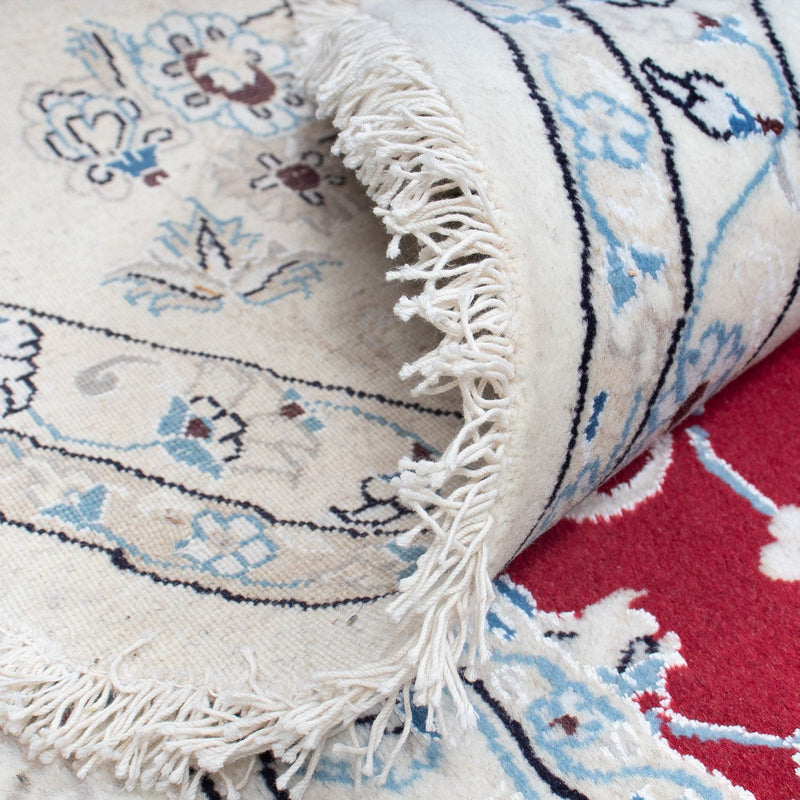 Perser Rug - Nain round  - 300 x 300 cm - dark red