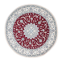 Perser Rug - Nain round  - 252 x 252 cm - dark red