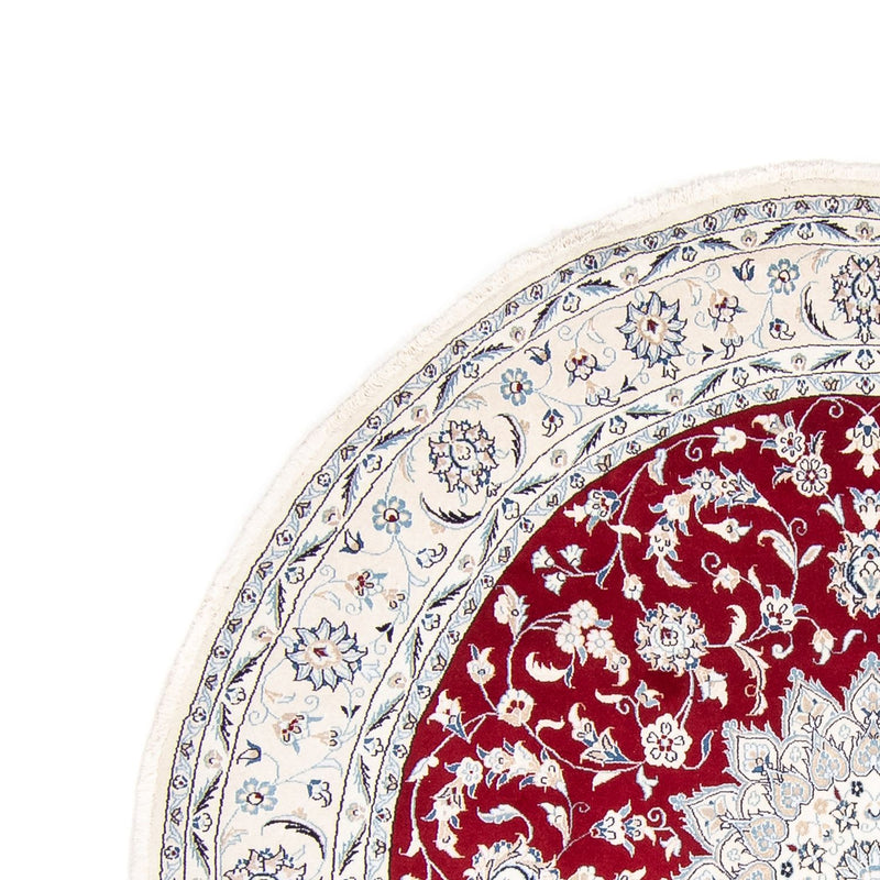 Perser Rug - Nain round  - 250 x 250 cm - dark red