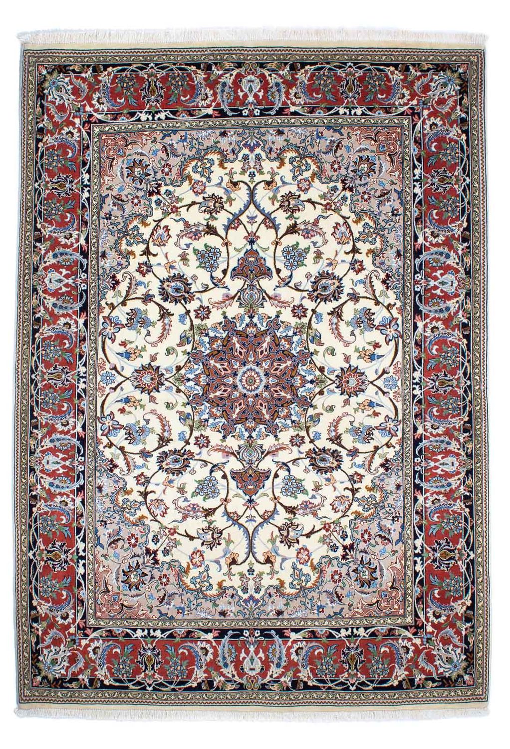 Perser Rug - Ghom - 253 x 180 cm - beige