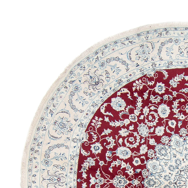 Perser Rug - Nain round  - 300 x 300 cm - dark red