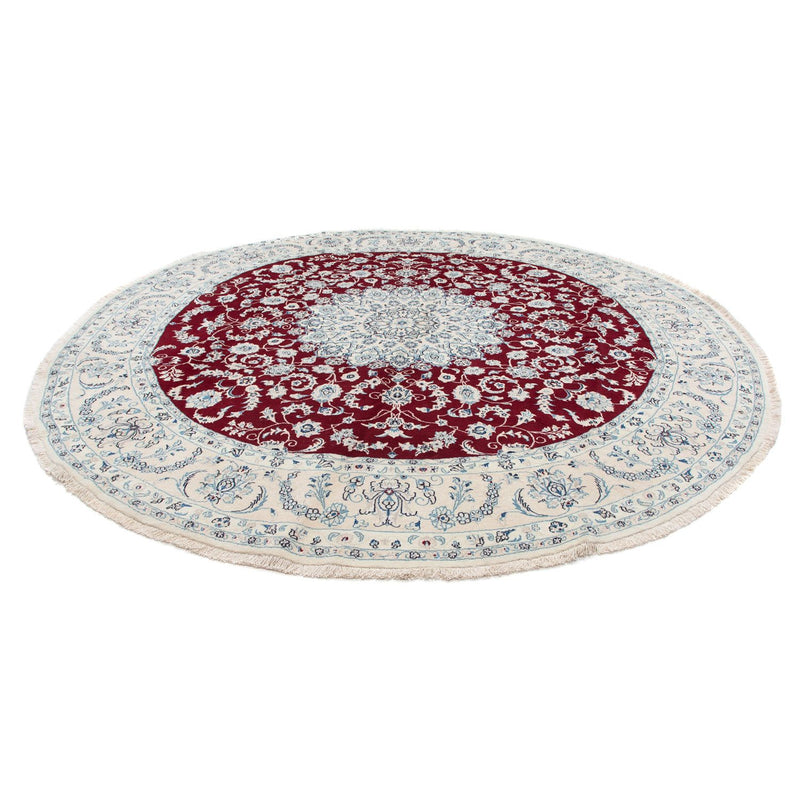 Perser Rug - Nain round  - 300 x 300 cm - dark red
