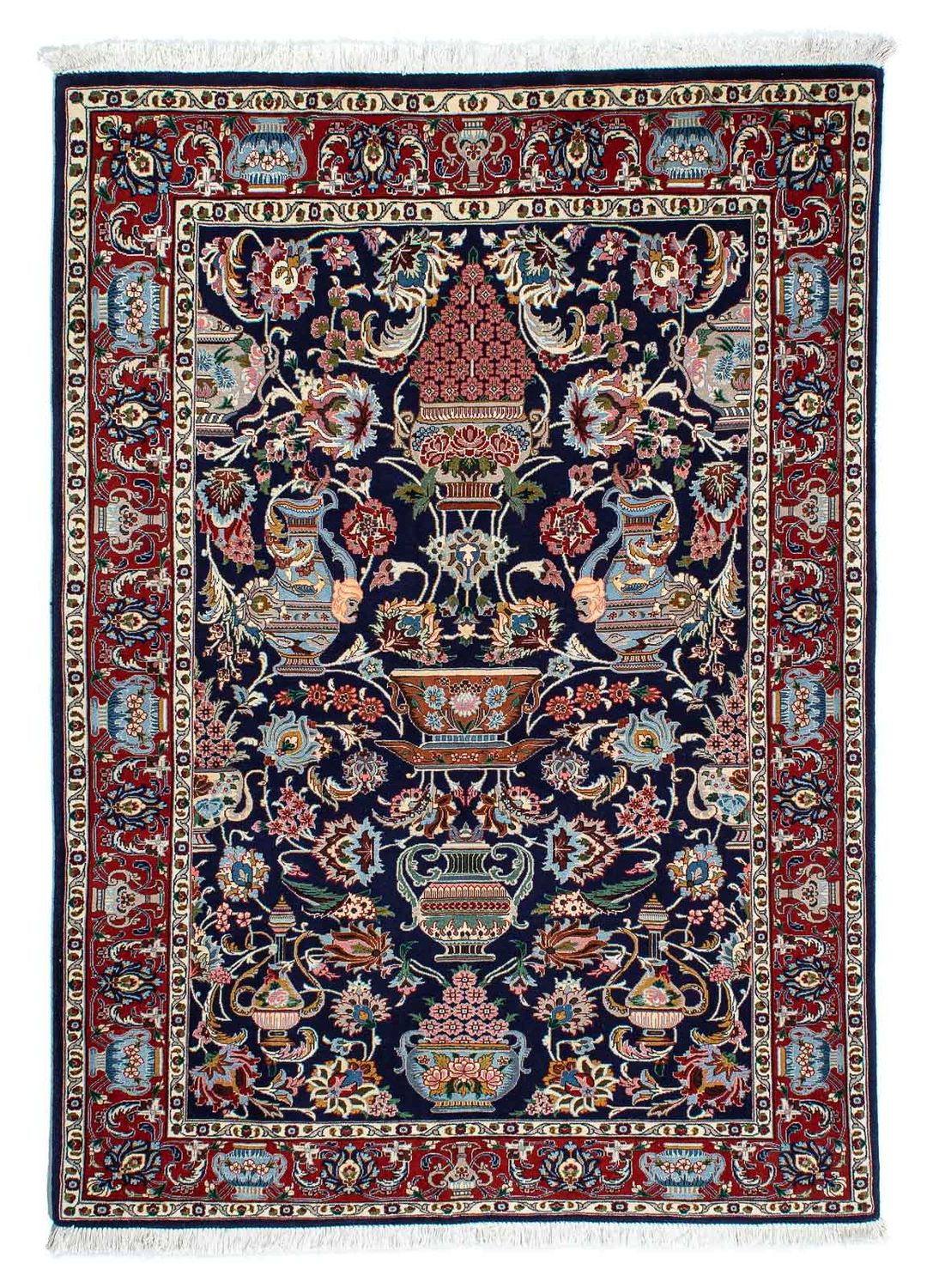 Perser Rug - Ghom - 188 x 135 cm - dark blue